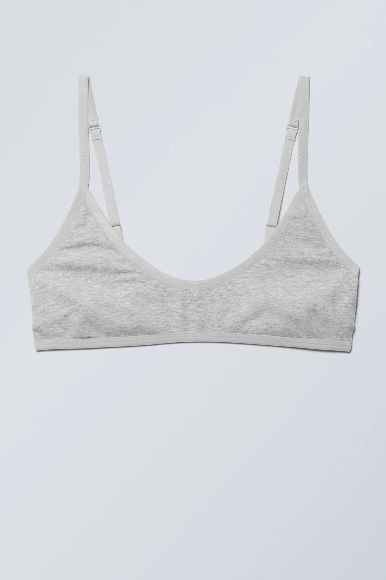 BAUMWOLL-BUSTIER INEZ MIT TIEFEM AUSSCHNITT|Weekday Sale