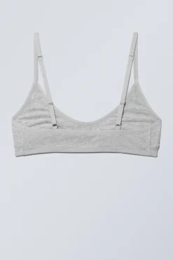 BAUMWOLL-BUSTIER INEZ MIT TIEFEM AUSSCHNITT|Weekday Sale
