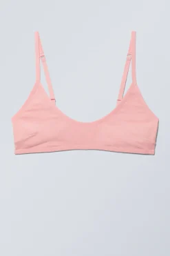 BAUMWOLL-BUSTIER INEZ MIT TIEFEM AUSSCHNITT|Weekday Cheap