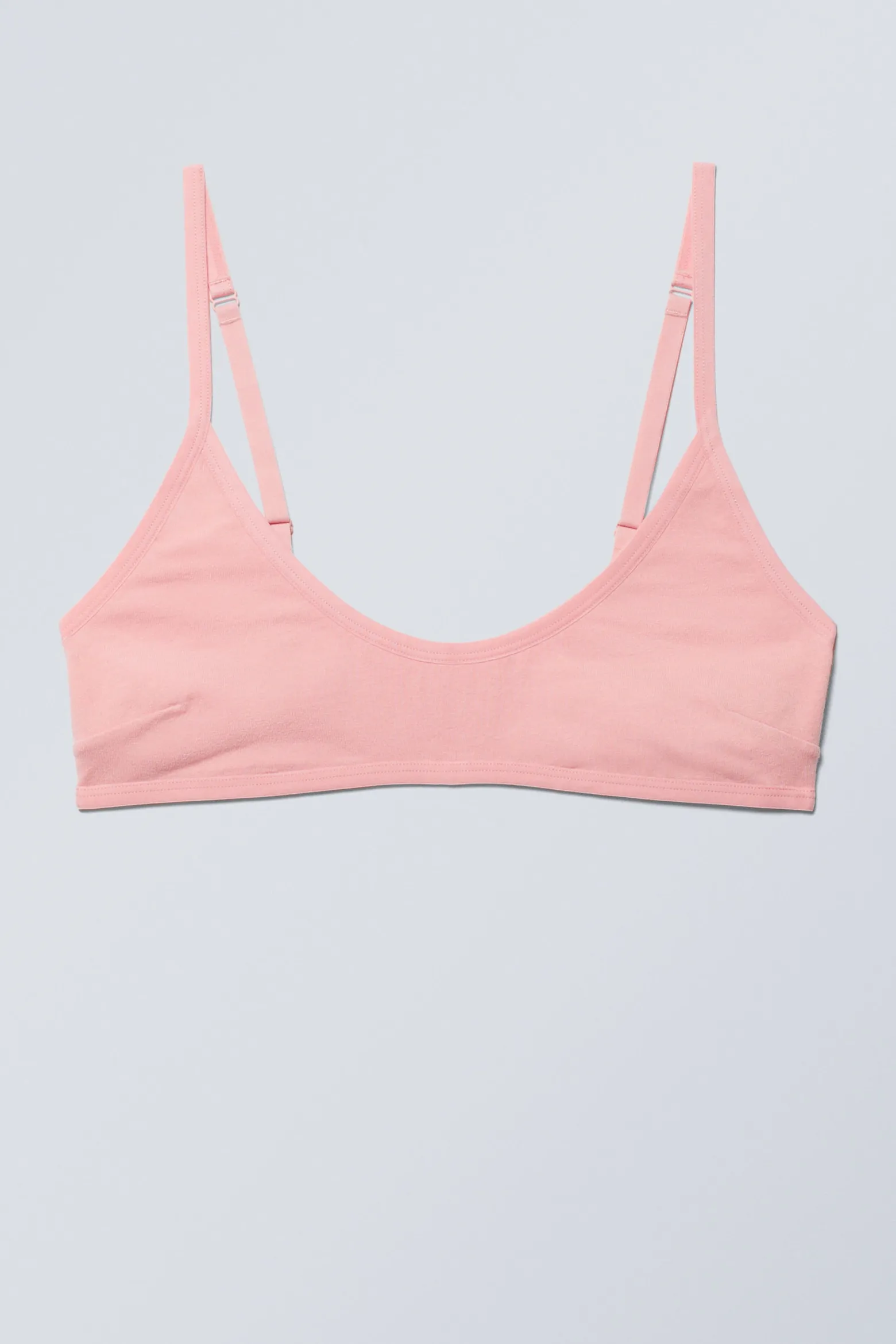 BAUMWOLL-BUSTIER INEZ MIT TIEFEM AUSSCHNITT|Weekday Cheap