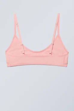 BAUMWOLL-BUSTIER INEZ MIT TIEFEM AUSSCHNITT|Weekday Cheap
