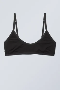 BAUMWOLL-BUSTIER MIT TIEFEM AUSSCHNITT INEZ|Weekday Flash Sale
