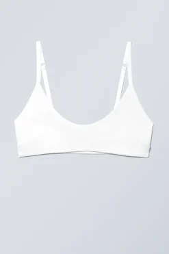 BAUMWOLL-BUSTIER MIT TIEFEM AUSSCHNITT INEZ|Weekday Online