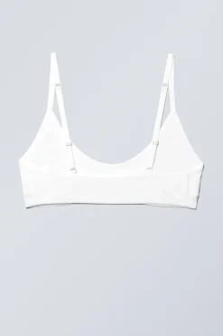 BAUMWOLL-BUSTIER MIT TIEFEM AUSSCHNITT INEZ|Weekday Online