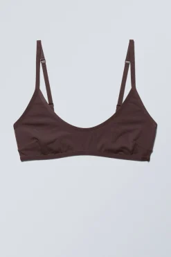 BAUMWOLL-BUSTIER MIT TIEFEM AUSSCHNITT INEZ|Weekday Shop