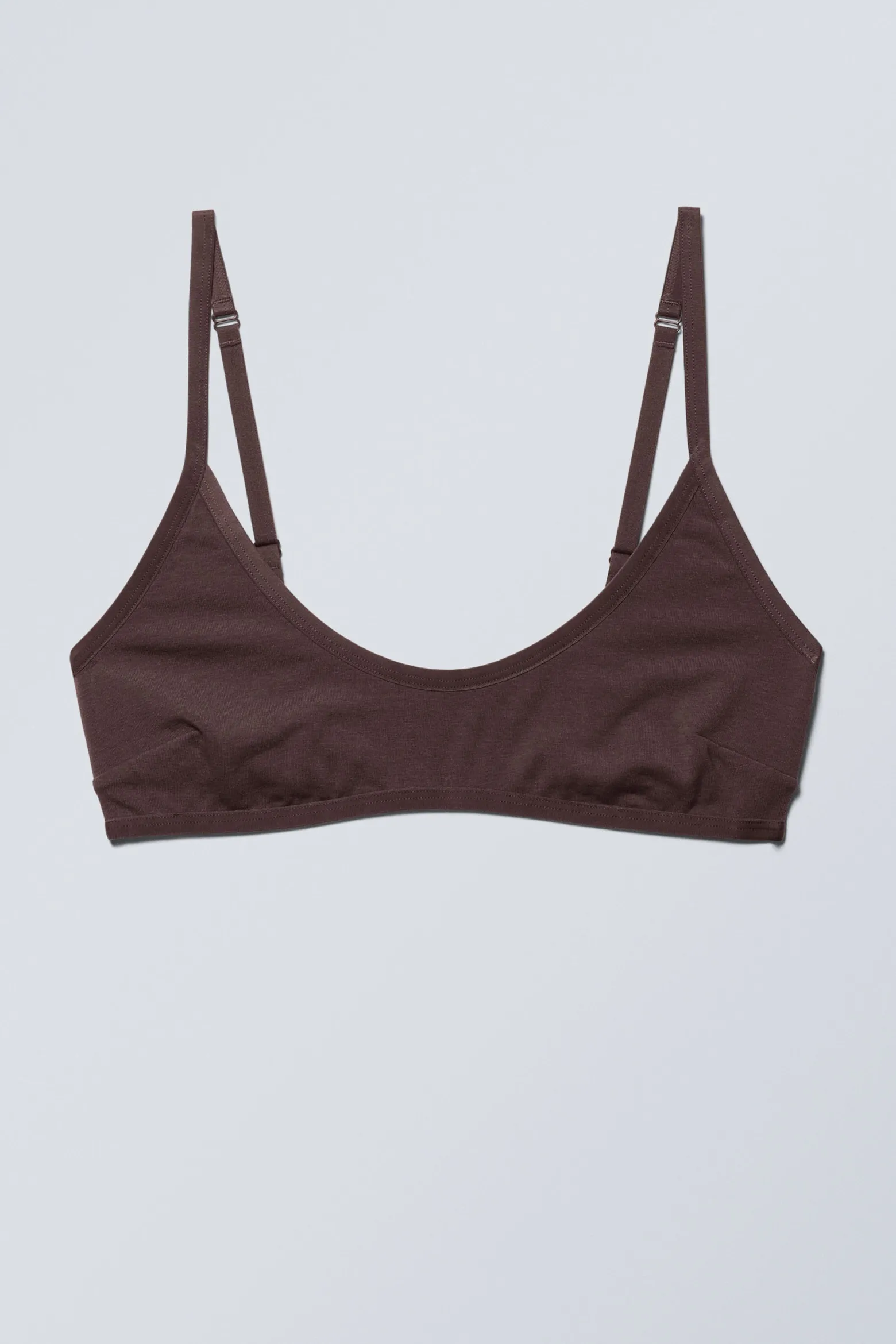 BAUMWOLL-BUSTIER MIT TIEFEM AUSSCHNITT INEZ|Weekday Shop