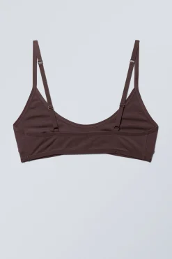 BAUMWOLL-BUSTIER MIT TIEFEM AUSSCHNITT INEZ|Weekday Shop
