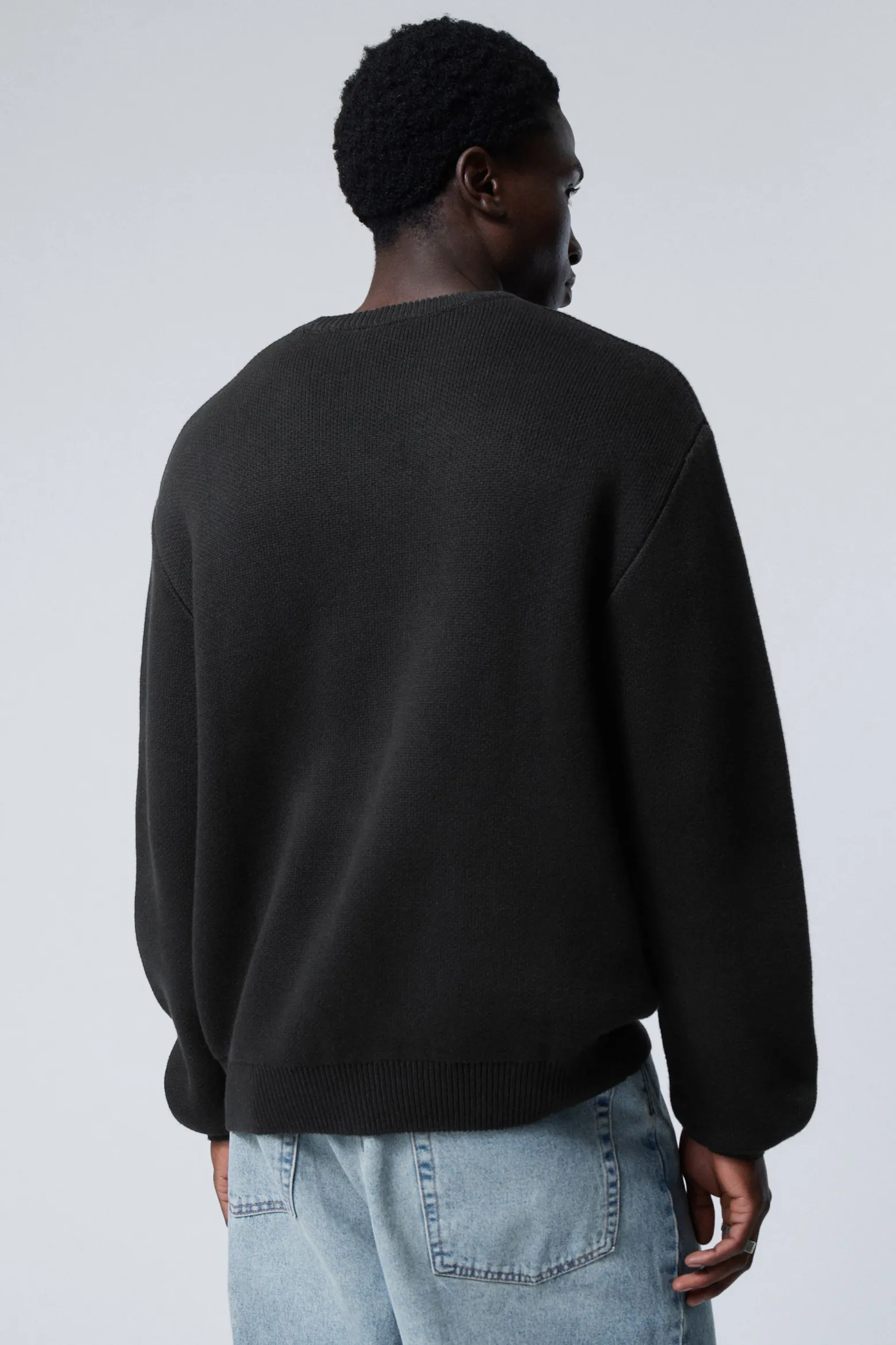 BAUMWOLL-STRICKPULLOVER MIT NORMALER PASSFORM|Weekday Online