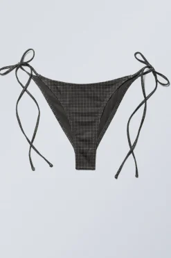 BEDRUCKTES BIKINIHÖSCHEN MIT RIEMEN|Weekday Fashion