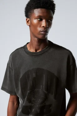 BEDRUCKTES KASTIGES T-SHIRT|Weekday Online