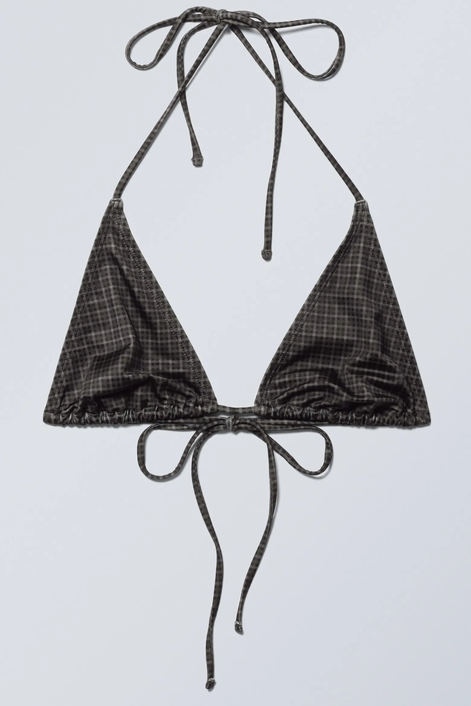 BEDRUCKTES TRIANGEL-BIKINIOBERTEIL|Weekday New