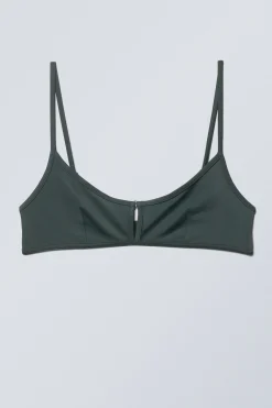BIKINIOBERTEIL MIT VORDEREM SCHNALLENVERSCHLUSS|Weekday Hot