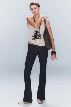BOOTY BEI – LOW WAIST SKINNY BOOTCUT JEANS|Weekday Shop