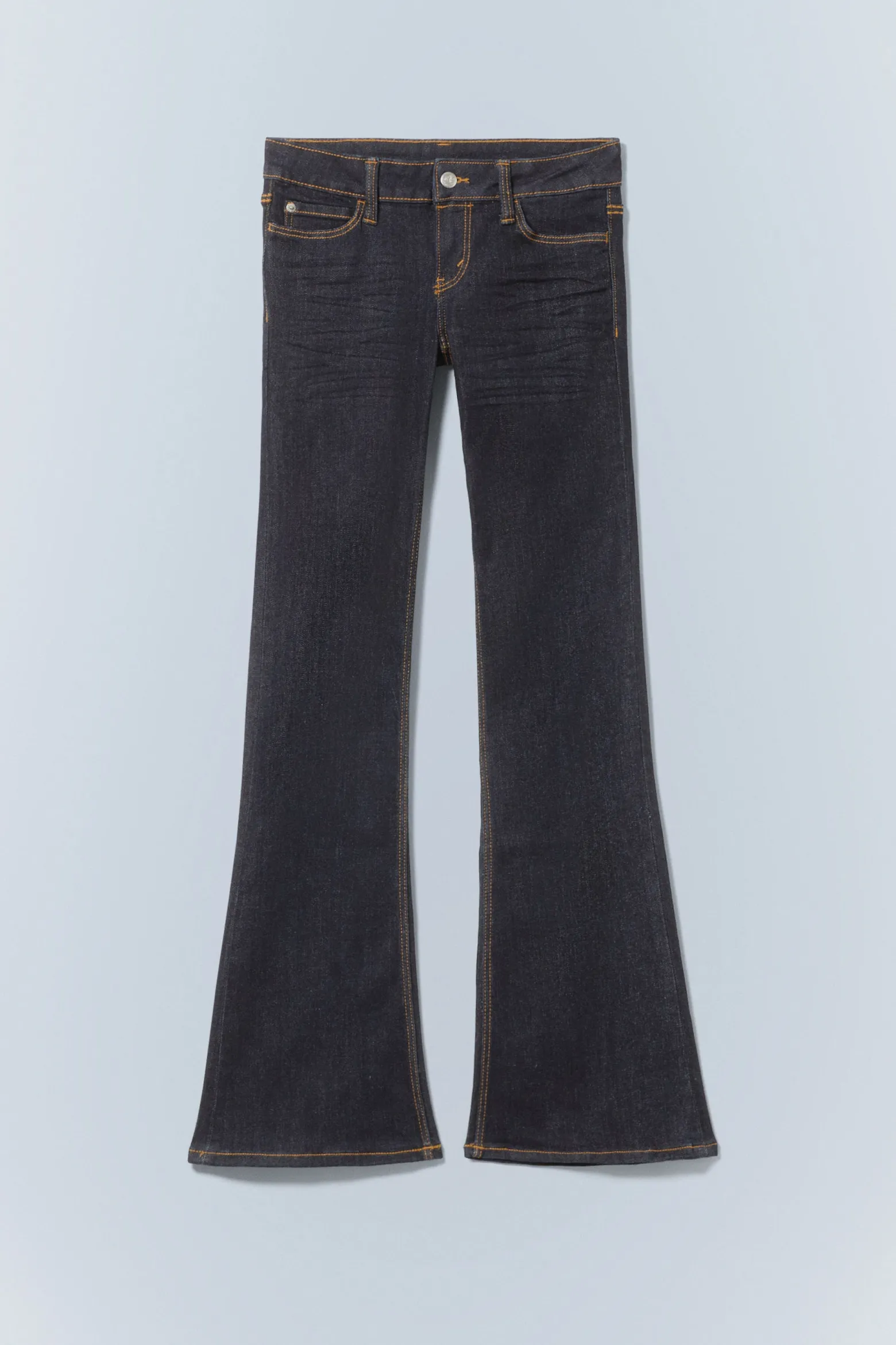 BOOTY BEI – LOW WAIST SKINNY BOOTCUT JEANS|Weekday Shop