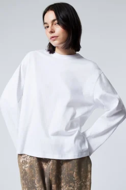 BOXY LONGSLEEVE AUS BAUMWOLLE|Weekday Hot