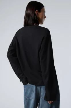 BOXY LONGSLEEVE AUS BAUMWOLLE|Weekday Online