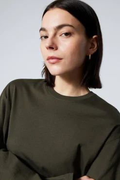 BOXY LONGSLEEVE AUS BAUMWOLLE|Weekday Cheap