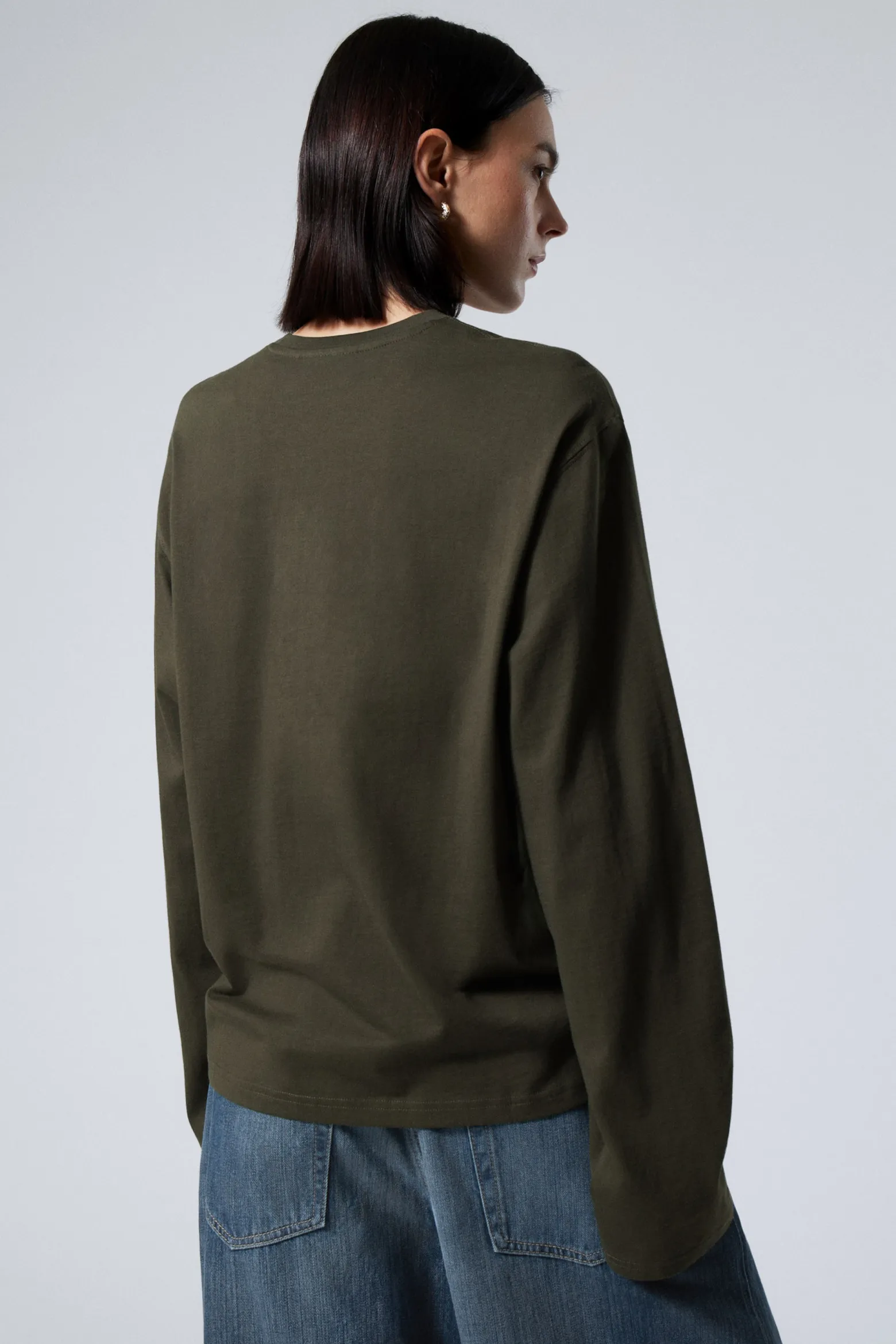 BOXY LONGSLEEVE AUS BAUMWOLLE|Weekday Cheap