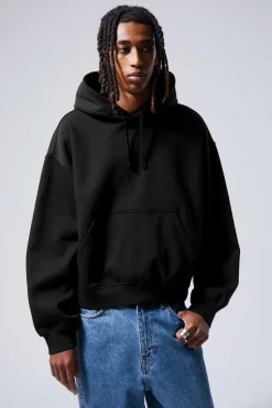 BOXY-HOODIE AUS SCHWEREM FLEECESTOFF|Weekday Fashion