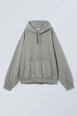 BOXY-HOODIE AUS SCHWEREM FLEECESTOFF|Weekday Best Sale