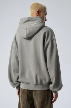 BOXY-HOODIE AUS SCHWEREM FLEECESTOFF|Weekday Best Sale