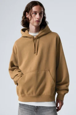 BOXY-HOODIE AUS SCHWEREM FLEECESTOFF|Weekday Hot