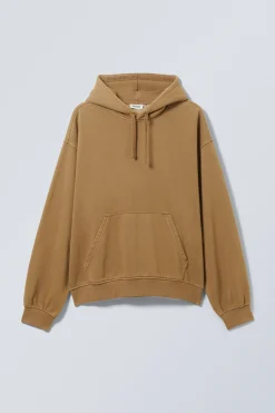 BOXY-HOODIE AUS SCHWEREM FLEECESTOFF|Weekday Hot