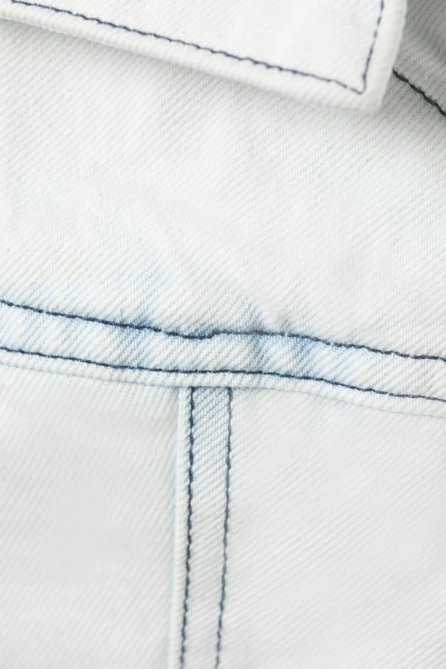 BUSTIER-TOP AUS DENIM|Weekday Clearance