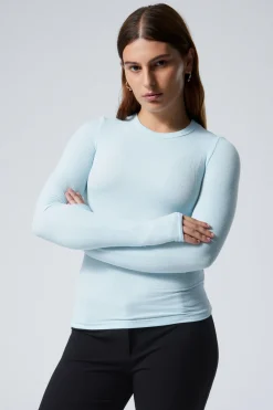 DÜNNES, GERIPPTES LONGSLEEVE|Weekday Discount
