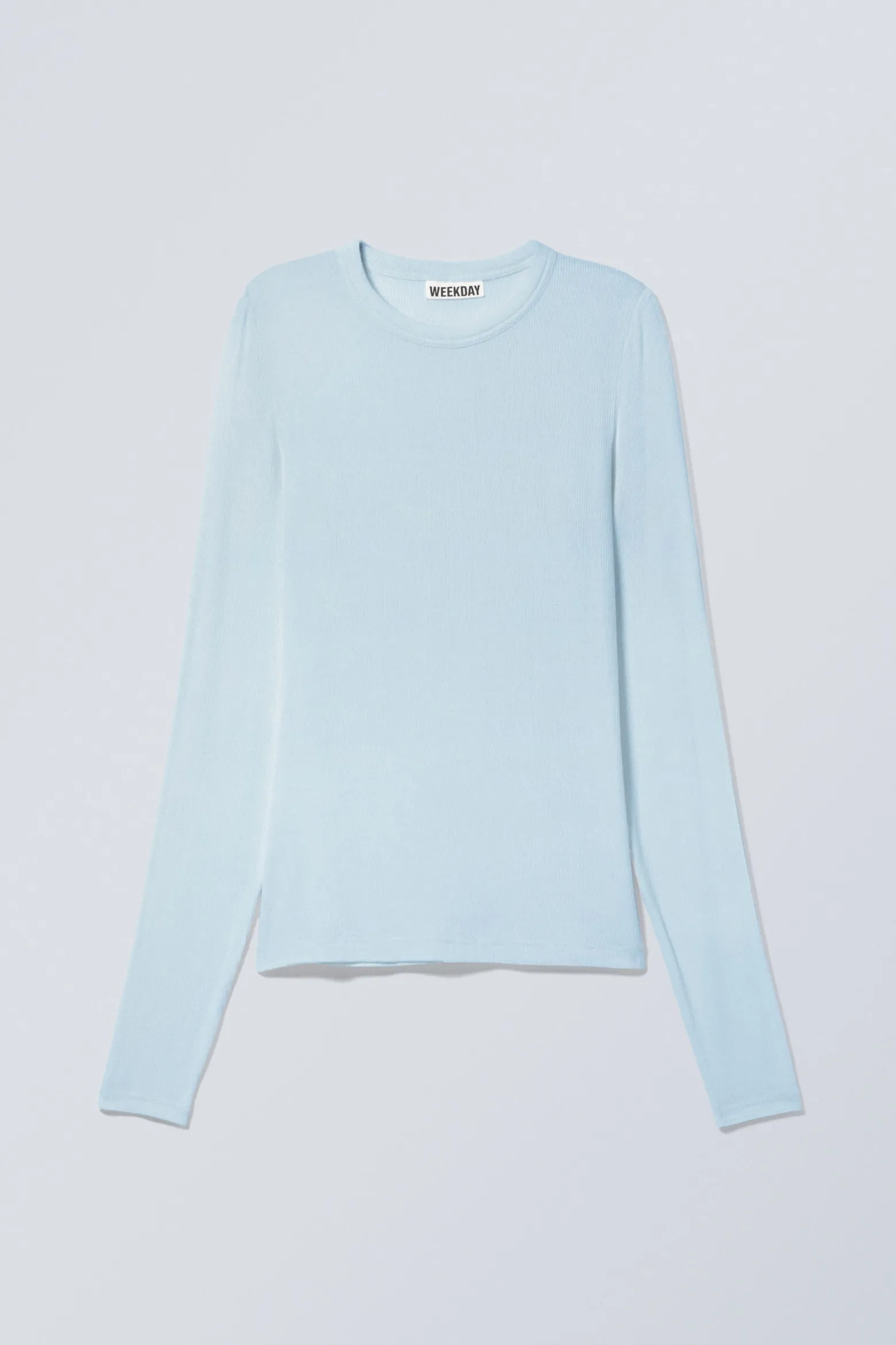 DÜNNES, GERIPPTES LONGSLEEVE|Weekday Discount