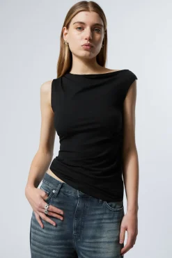 DRAPIERTES TOP HERA|Weekday Best Sale