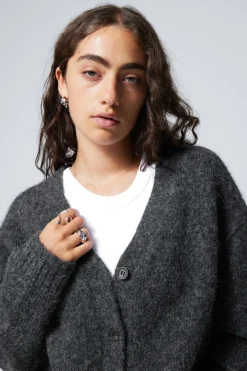 EINREIHIGER STRICK-CARDIGAN|Weekday Shop