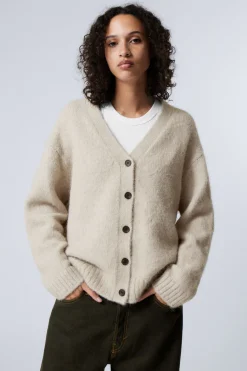 EINREIHIGER STRICK-CARDIGAN|Weekday Cheap
