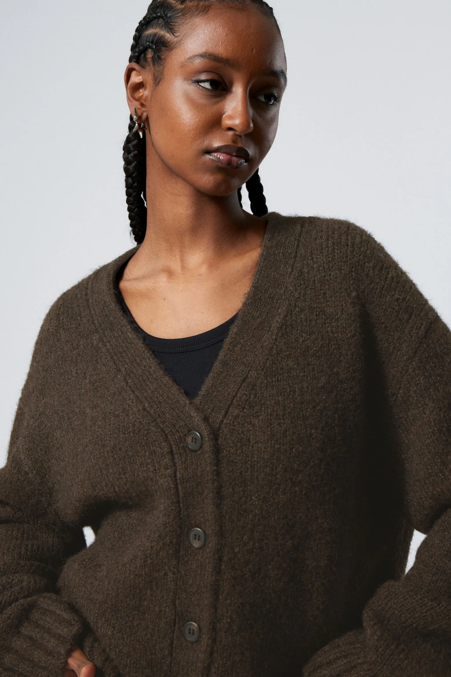 EINREIHIGER STRICK-CARDIGAN|Weekday Best Sale