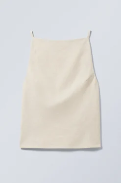 ELEGANTES RÜCKENFREIES OBERTEIL AUS LEINENMISCHUNG|Weekday Store