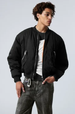 ENTSPANNTE TWILL-BOMBERJACKE|Weekday Shop