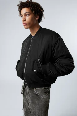 ENTSPANNTE TWILL-BOMBERJACKE|Weekday Shop