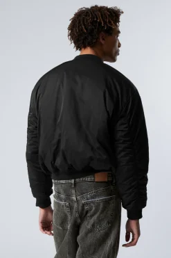 ENTSPANNTE TWILL-BOMBERJACKE|Weekday Shop