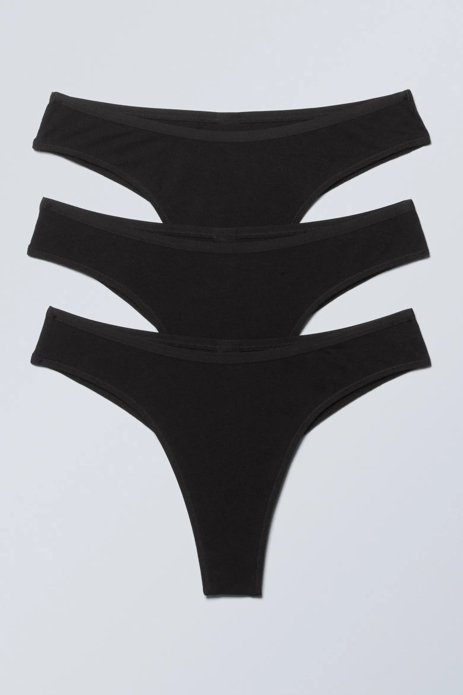 3ER-PACK BRAZILIAN-SLIPS INEZ AUS BAUMWOLLE|Weekday Flash Sale