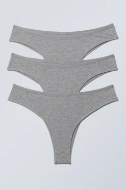 3ER-PACK BRAZILIAN-SLIPS INEZ AUS BAUMWOLLE|Weekday Flash Sale