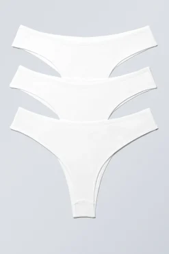 3ER-PACK BRAZILIAN-SLIPS INEZ AUS BAUMWOLLE|Weekday Hot