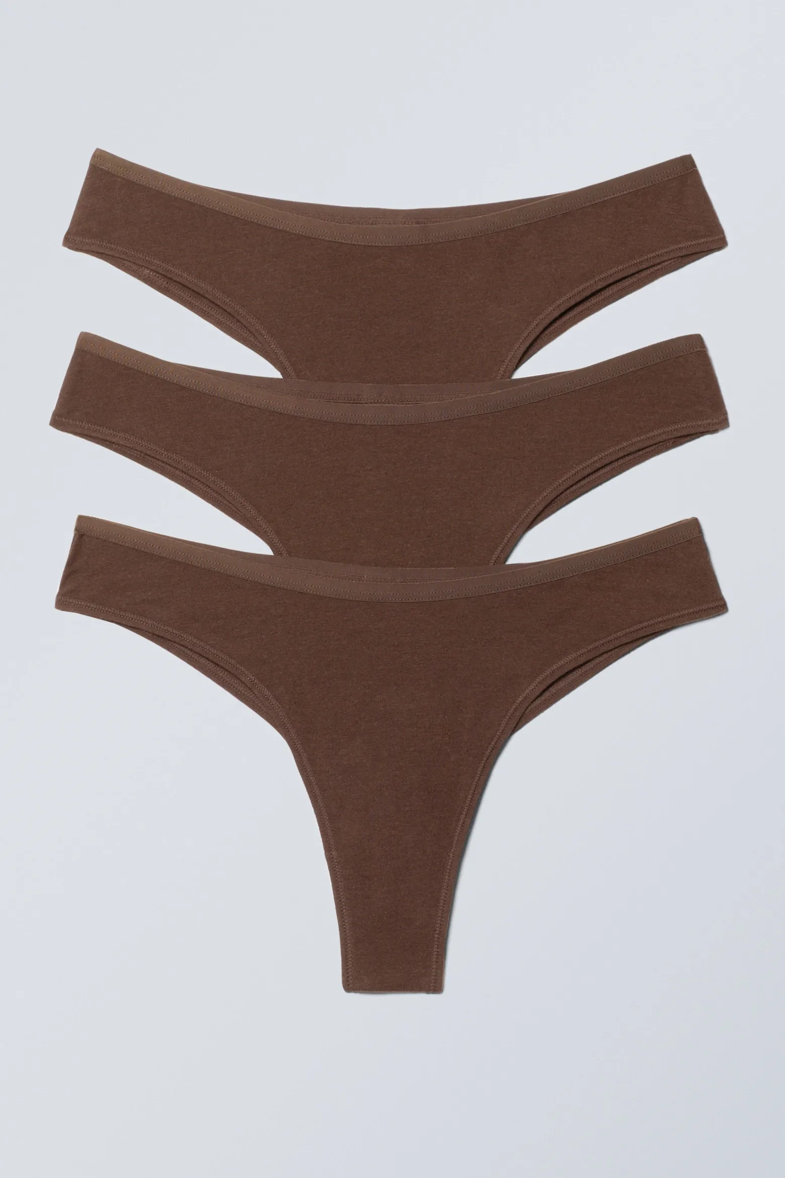 3ER-PACK BRAZILIAN-SLIPS INEZ AUS BAUMWOLLE|Weekday Store
