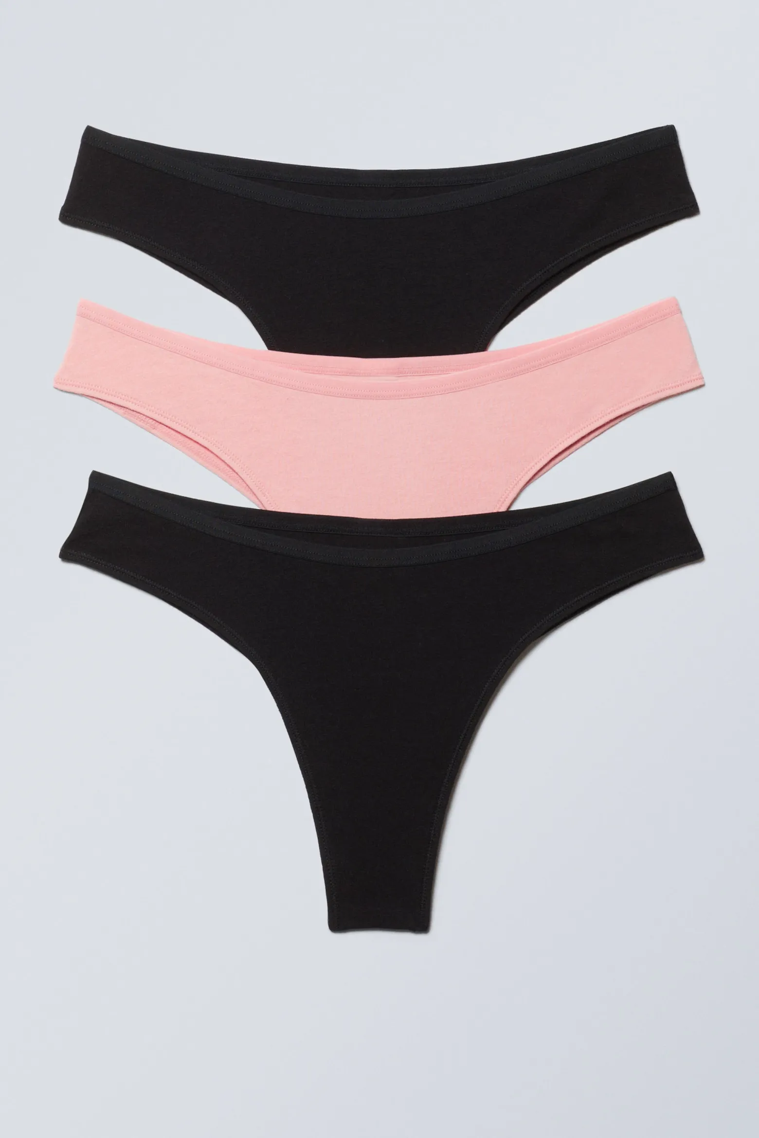 3ER-PACK BRAZILIAN-SLIPS INEZ AUS BAUMWOLLE|Weekday Store