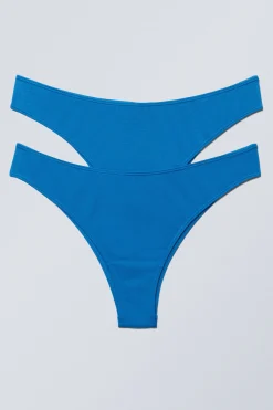 2ER-PACK GEWAGTE BRAZILIAN-SLIPS AUS MODAL|Weekday Discount