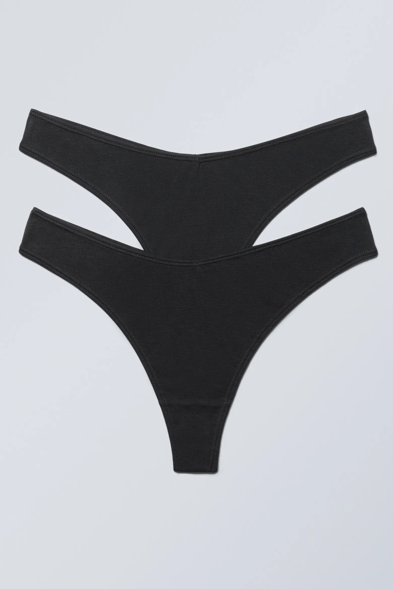 2ER-PACK MODAL-TANGAS MIT NIEDRIGER TAILLE|Weekday Shop