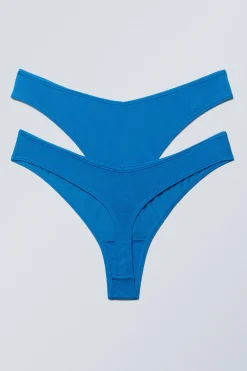 2ER-PACK MODAL-TANGAS MIT NIEDRIGER TAILLE|Weekday Hot