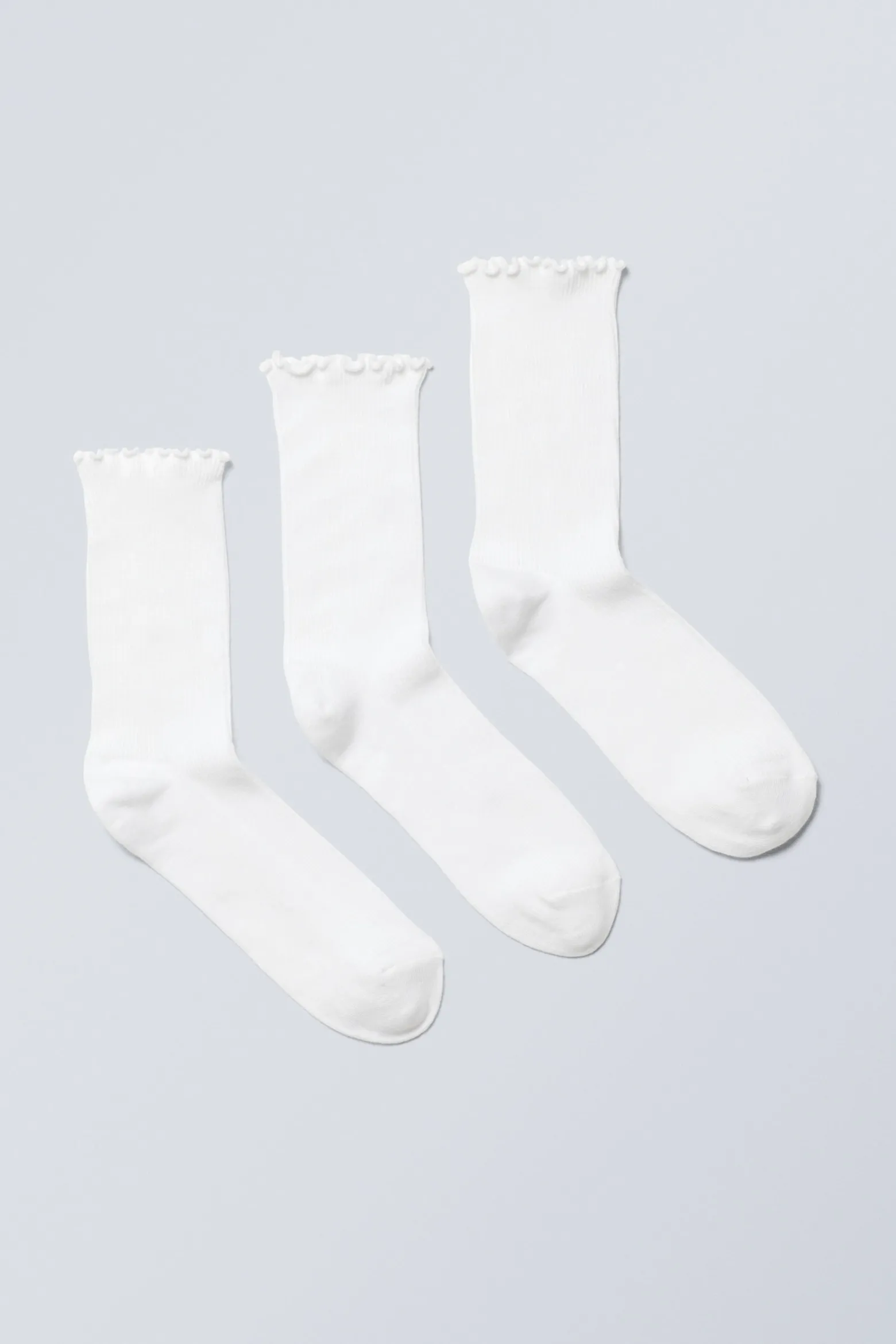 3ER-PACK RÜSCHENSOCKEN|Weekday Cheap