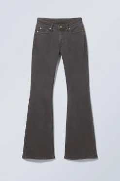 FLAME LOW WAIST SLIM FLARED LEG JEANS|Weekday Clearance