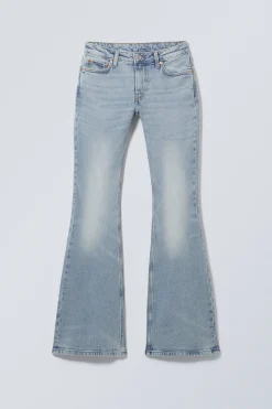 FLAME LOW WAIST SLIM FLARED LEG JEANS|Weekday Discount