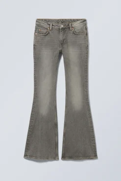 FLAME LOW WAIST SLIM FLARED LEG JEANS|Weekday Best